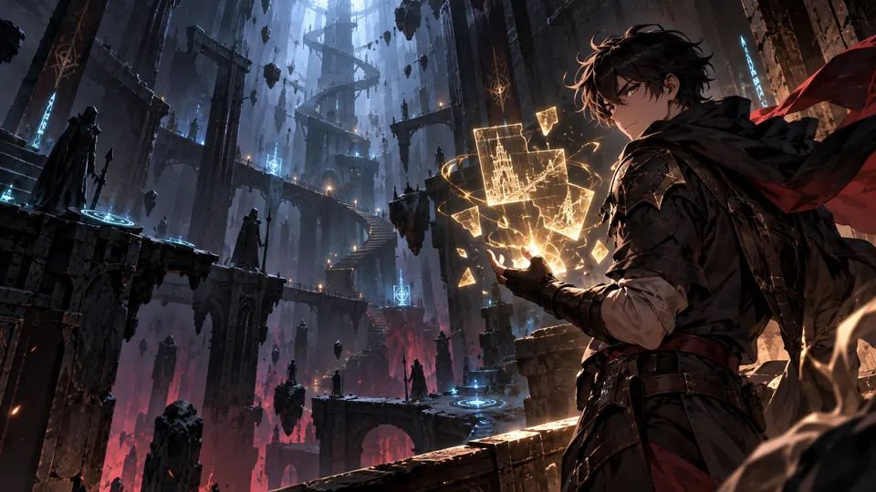 AI-generated A Wimp’s Tower Strategy Guide manhwa translate AI hero image for Nayovi OCR translation.