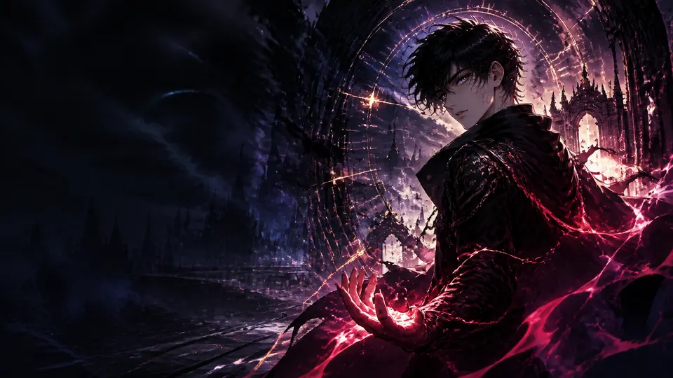 AI-generated Absolute Regression manhwa translate AI hero image for Nayovi OCR translation.