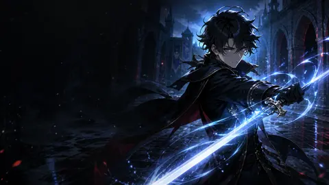 AI-generated The Academy's Genius Swordsman manhwa translate AI hero image for Nayovi OCR translation.