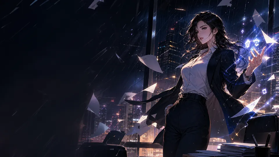 AI-generated Back to Work! manhwa translate AI hero image for Nayovi OCR translation.