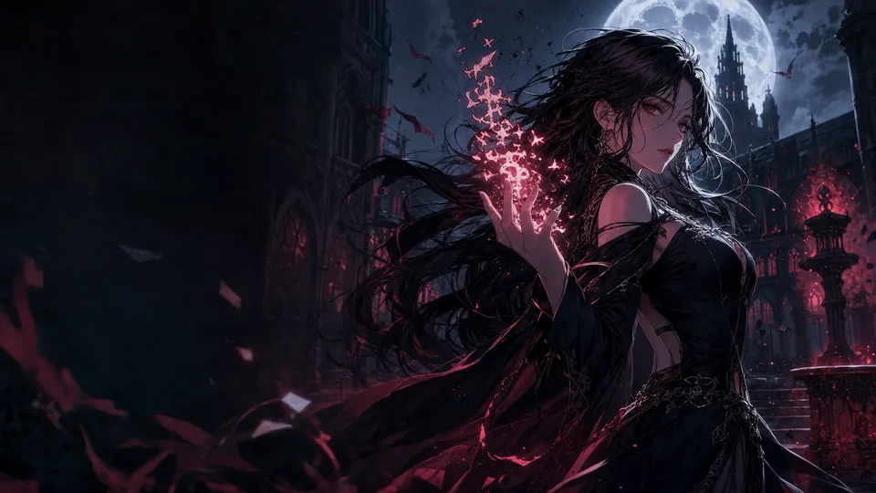 AI-generated Dark Moon: The Blood Altar manhwa translate AI hero image for Nayovi OCR translation.