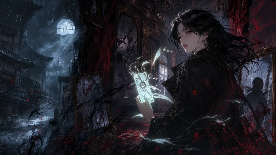 AI-generated Delusion manhwa translate AI hero image for Nayovi OCR translation.