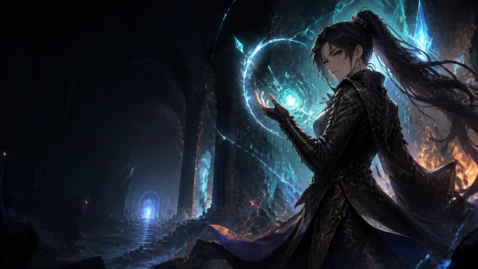 AI-generated Dungeon Odyssey manhwa translate AI hero image for Nayovi OCR translation.