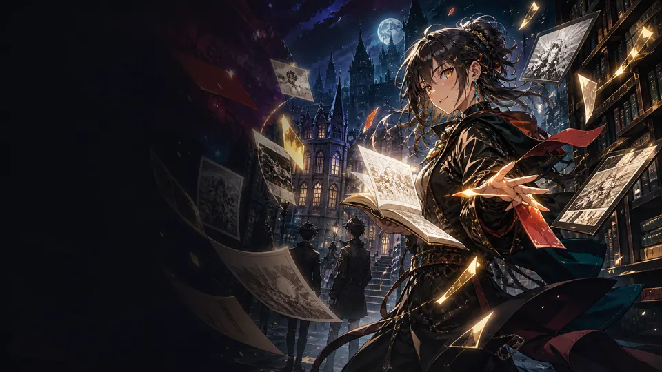 AI-generated Fantasy and comedy discovery picks manhwa translate AI hero image for Nayovi OCR translation.