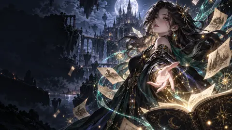 AI-generated Fantasy mood picks manhwa translate AI hero image for Nayovi OCR translation.