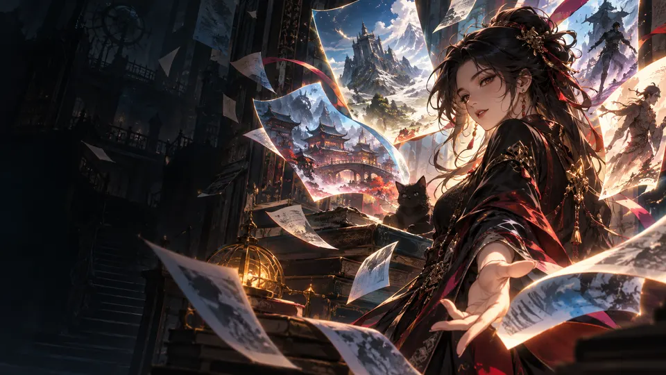AI-generated Mixed manga and fantasy discovery picks manhwa translate AI hero image for Nayovi OCR translation.