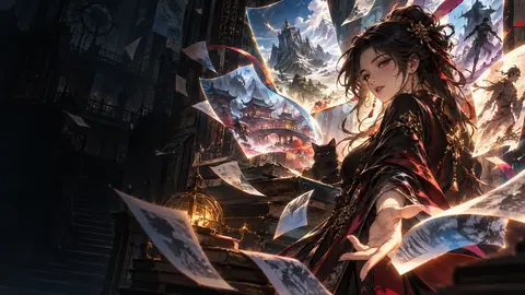AI-generated Mixed manga and fantasy discovery picks manhwa translate AI hero image for Nayovi OCR translation.