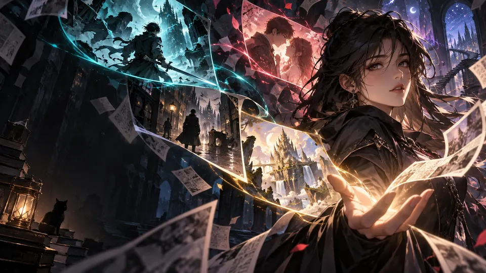 AI-generated Mixed Mood Discovery Picks manhwa translate AI hero image for Nayovi OCR translation.