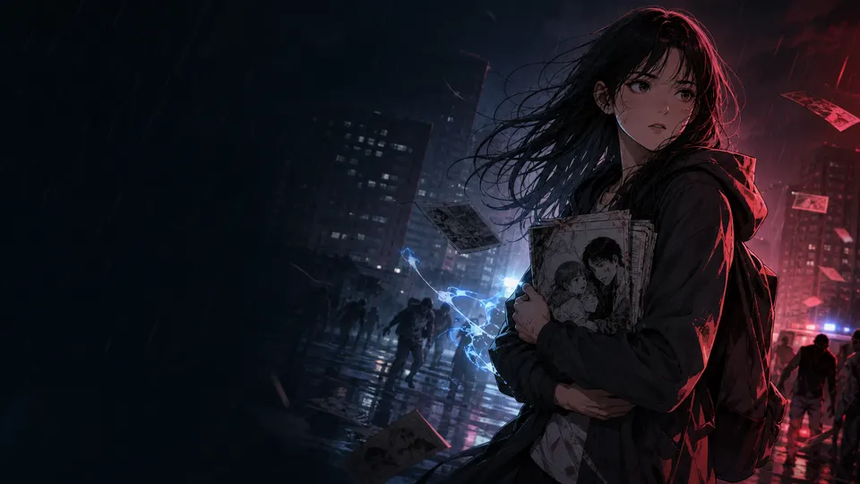 AI-generated My Daughter Is a Zombie manhwa translate AI hero image for Nayovi OCR translation.