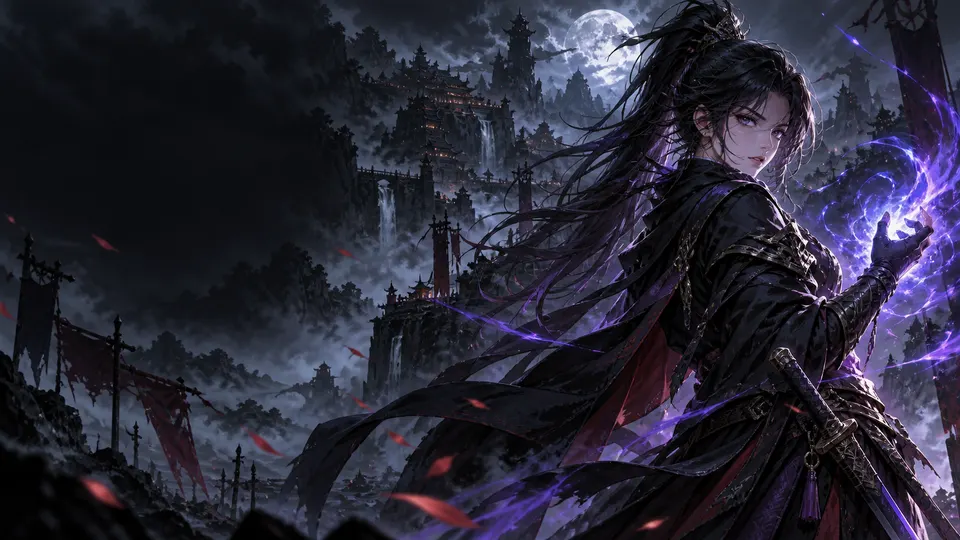 AI-generated Myst, Might, Mayhem manhwa translate AI hero image for Nayovi OCR translation.