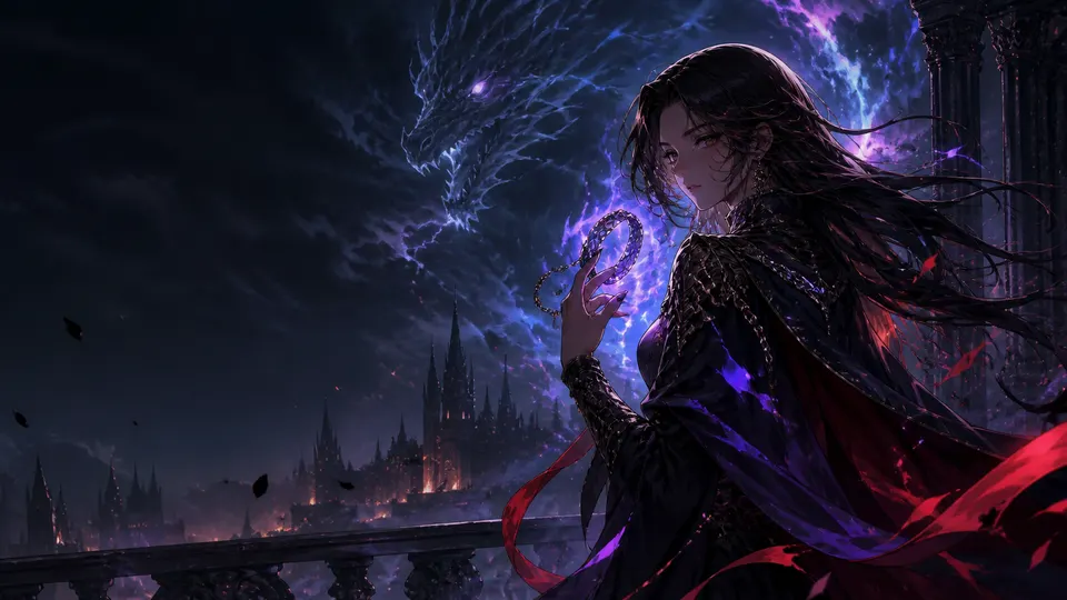 AI-generated Naega Jugin Dragon-gwa Gyeolhonhaetda manhwa translate AI hero image for Nayovi OCR translation.