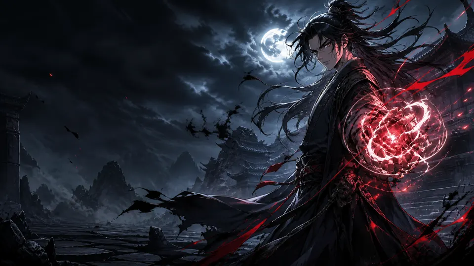 AI-generated Return of the Mad Demon manhwa translate AI hero image for Nayovi OCR translation.