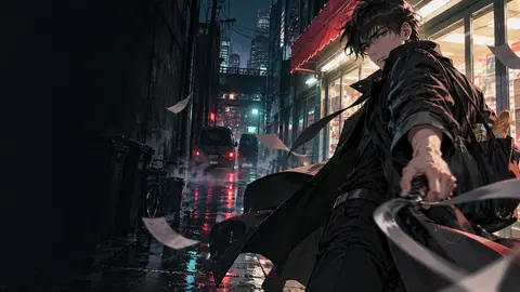 AI-generated Sakamoto Days manga translate AI hero image for Nayovi OCR translation.