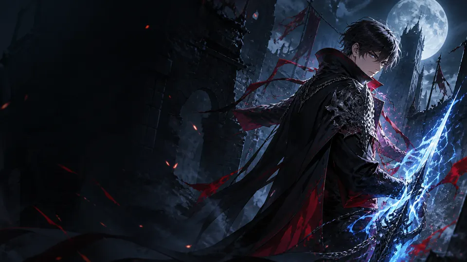 AI-generated The Bastard of Swordborne manhwa translate AI hero image for Nayovi OCR translation.
