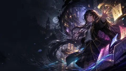 AI-generated Mixed Fantasy And School Picks manhwa translate AI hero image for Nayovi OCR translation.